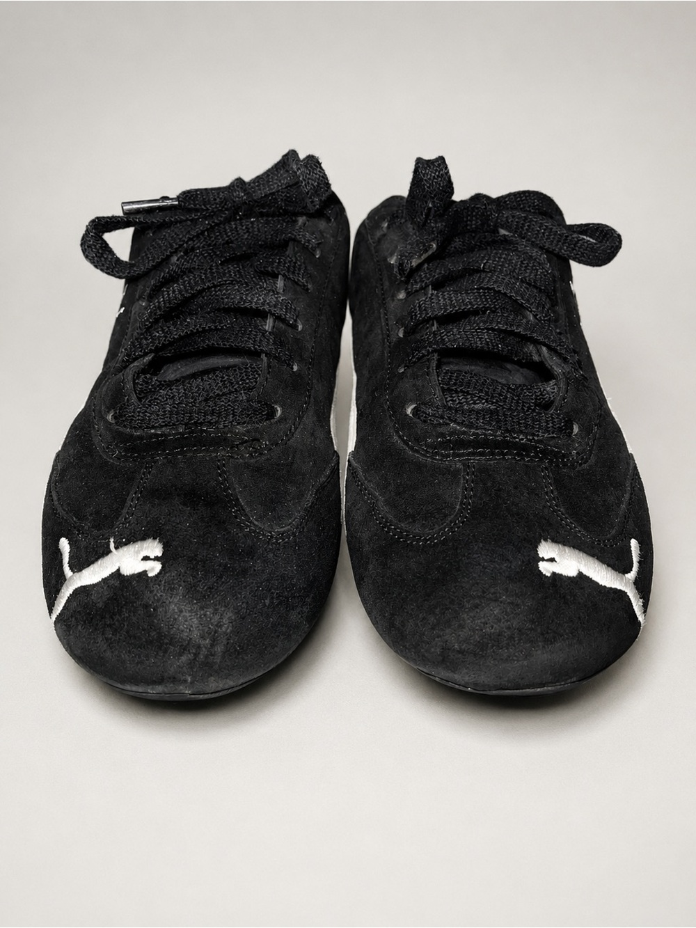 Puma Black Suede Sneakers – Men’s Size 10 (Approx.) – Classic Lace-Up Athletic